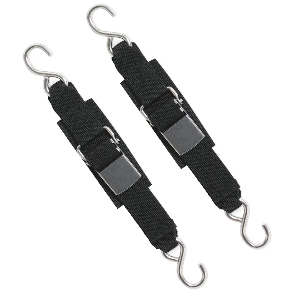 Boatbuckle Stainless Steel Kwik-Lok Transom Tie-Downs [F12066] 1