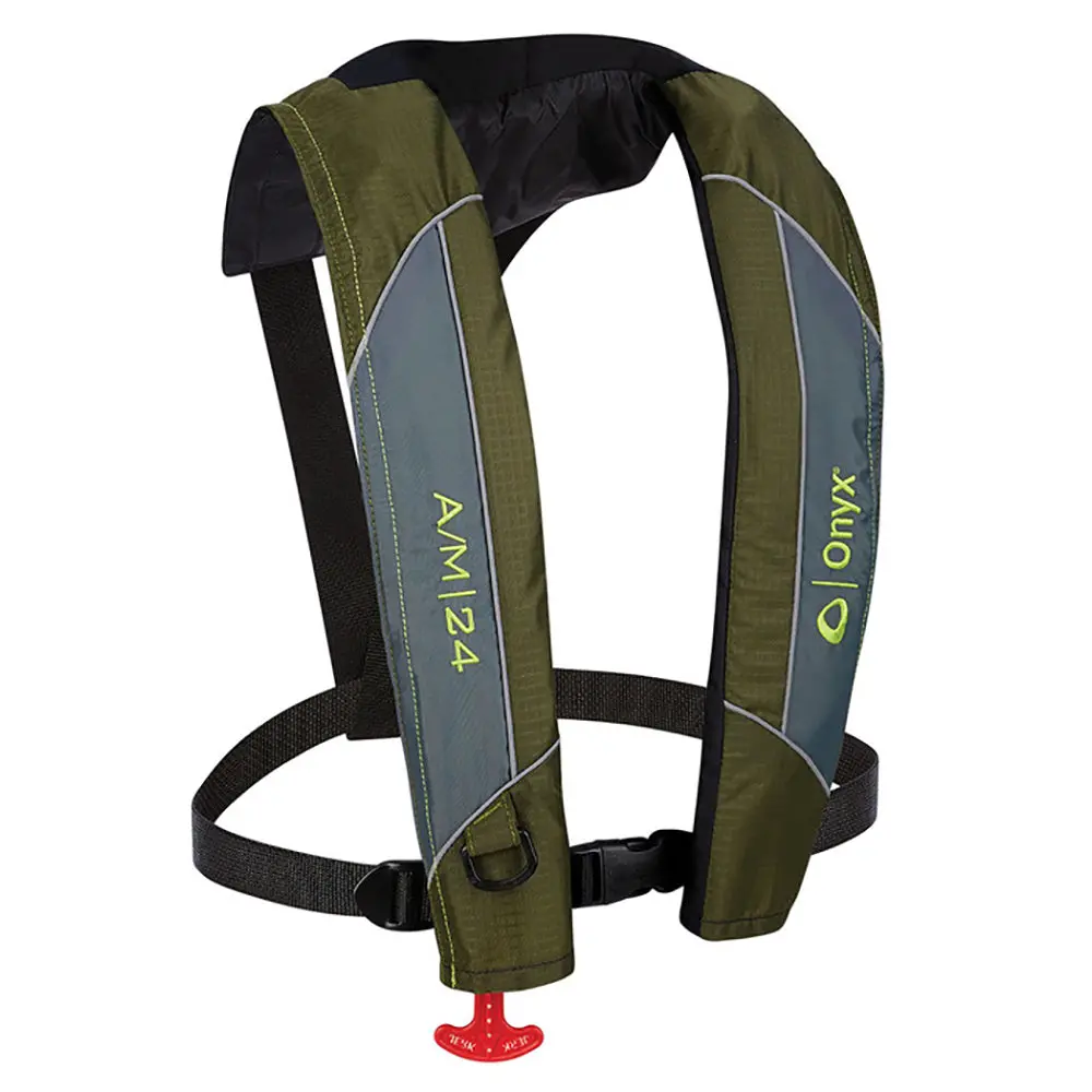 Onyx A/M-24 Automatic/Manual Inflatable Pfd Life Jacket - Green [132000-400-004-18] 1