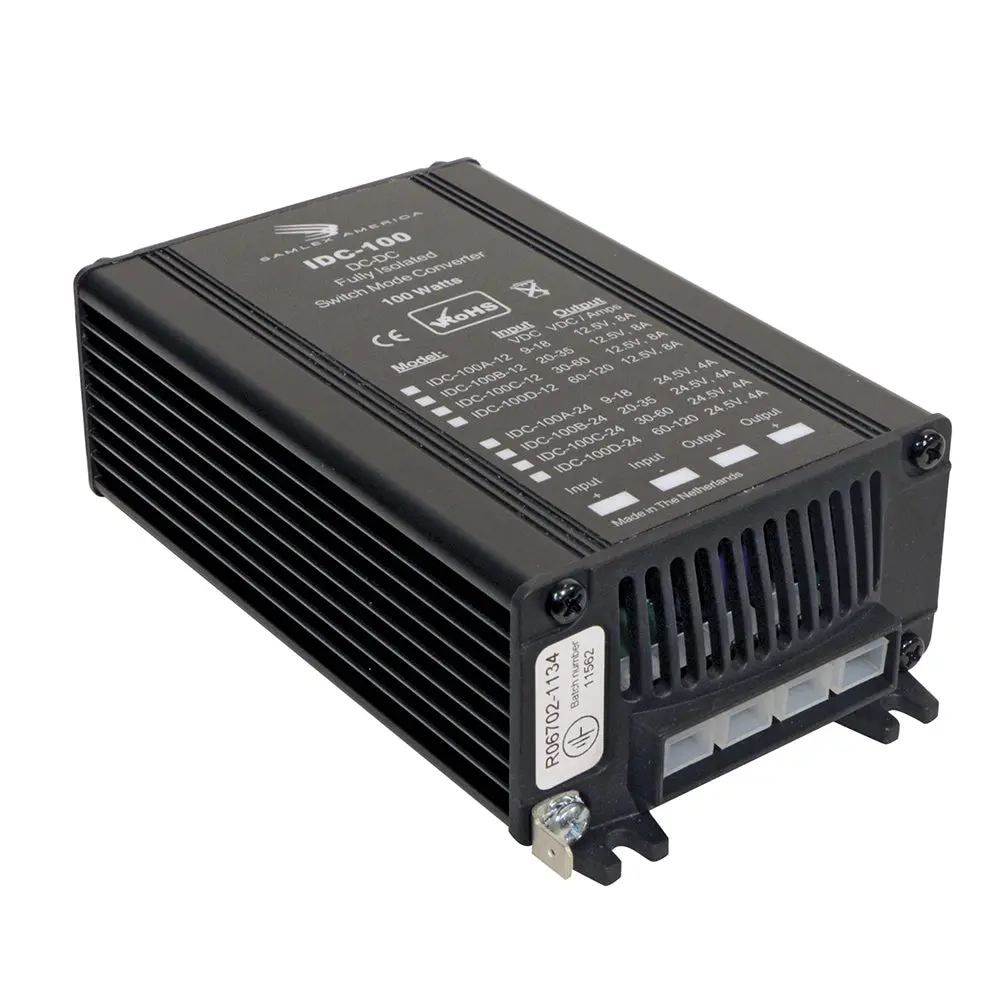 Samlex 100W Fully Isolated Dc-Dc Converter - 4A - 9-18V Input - 24V Output [Idc-100A-24] 1