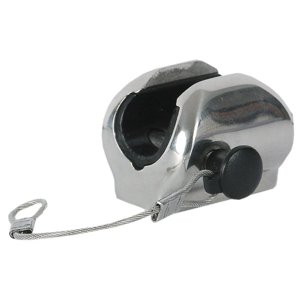 Taco Flat Deck Hinge W/Pin  Lanyard - Fits 7/8" Tube [F13-0241/244Bn-1] 1