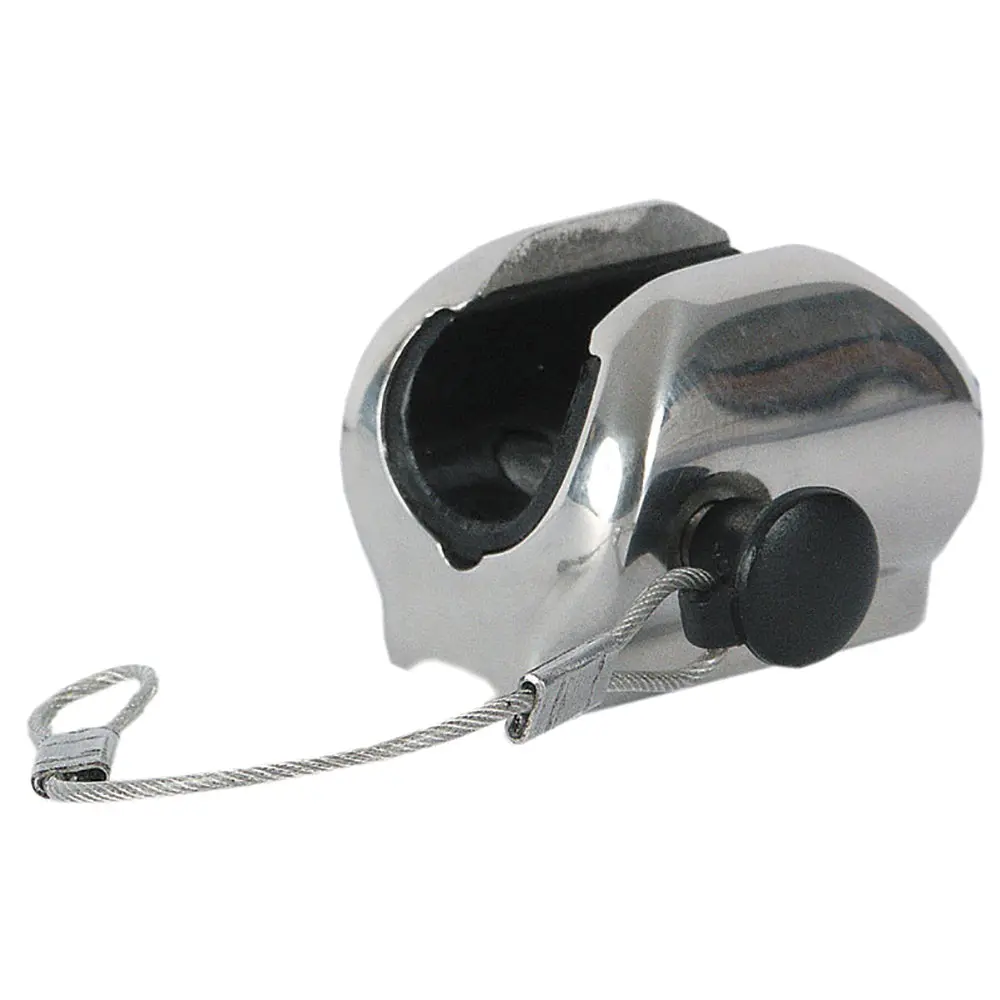 Taco Concave Deck Hinge W/Pin  Lanyard - Fits 7/8" Tube [F13-0242/244Bn-1] 1