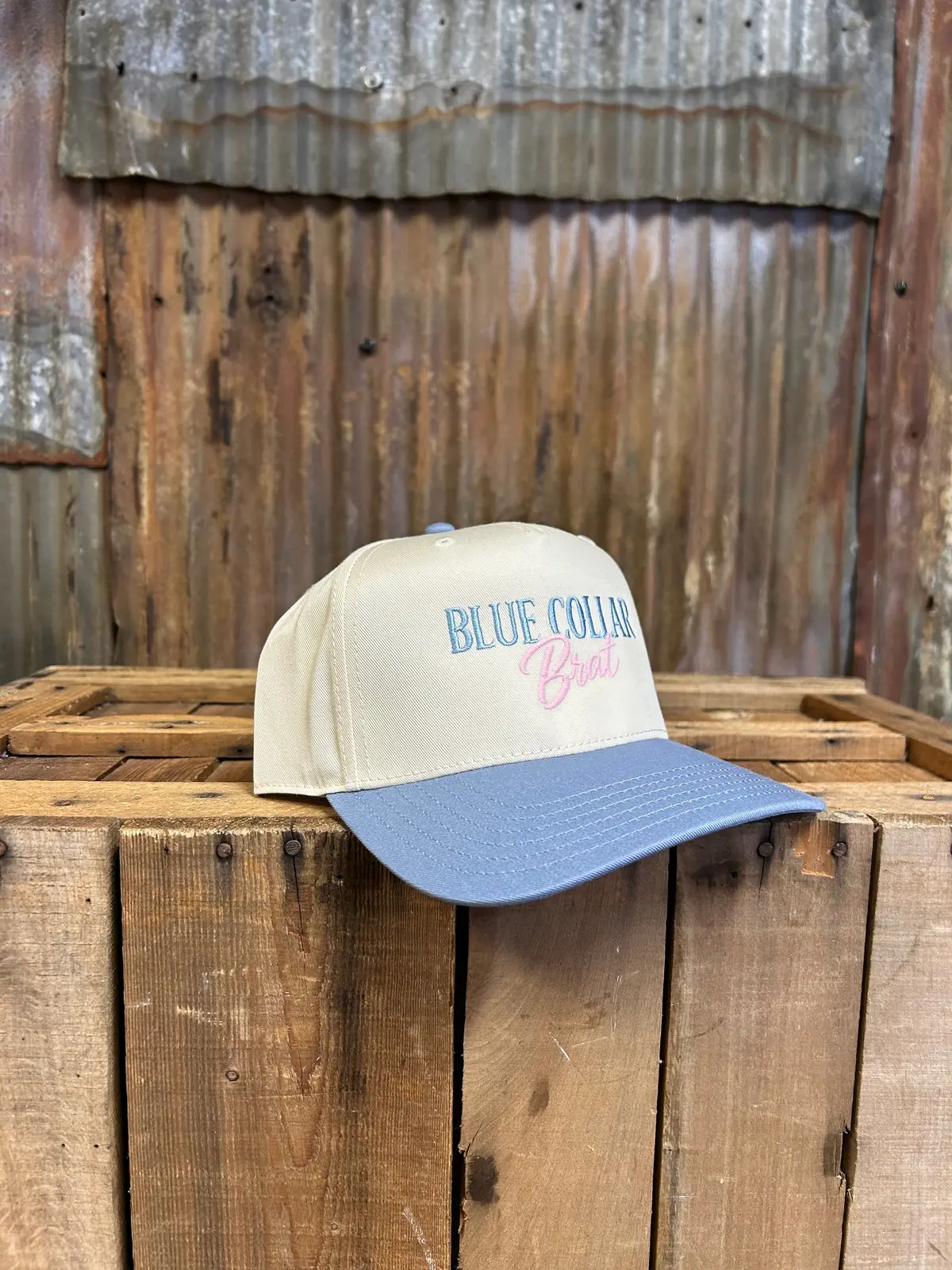 Mad Hatter Co. Blue Collar Brat Hat 1