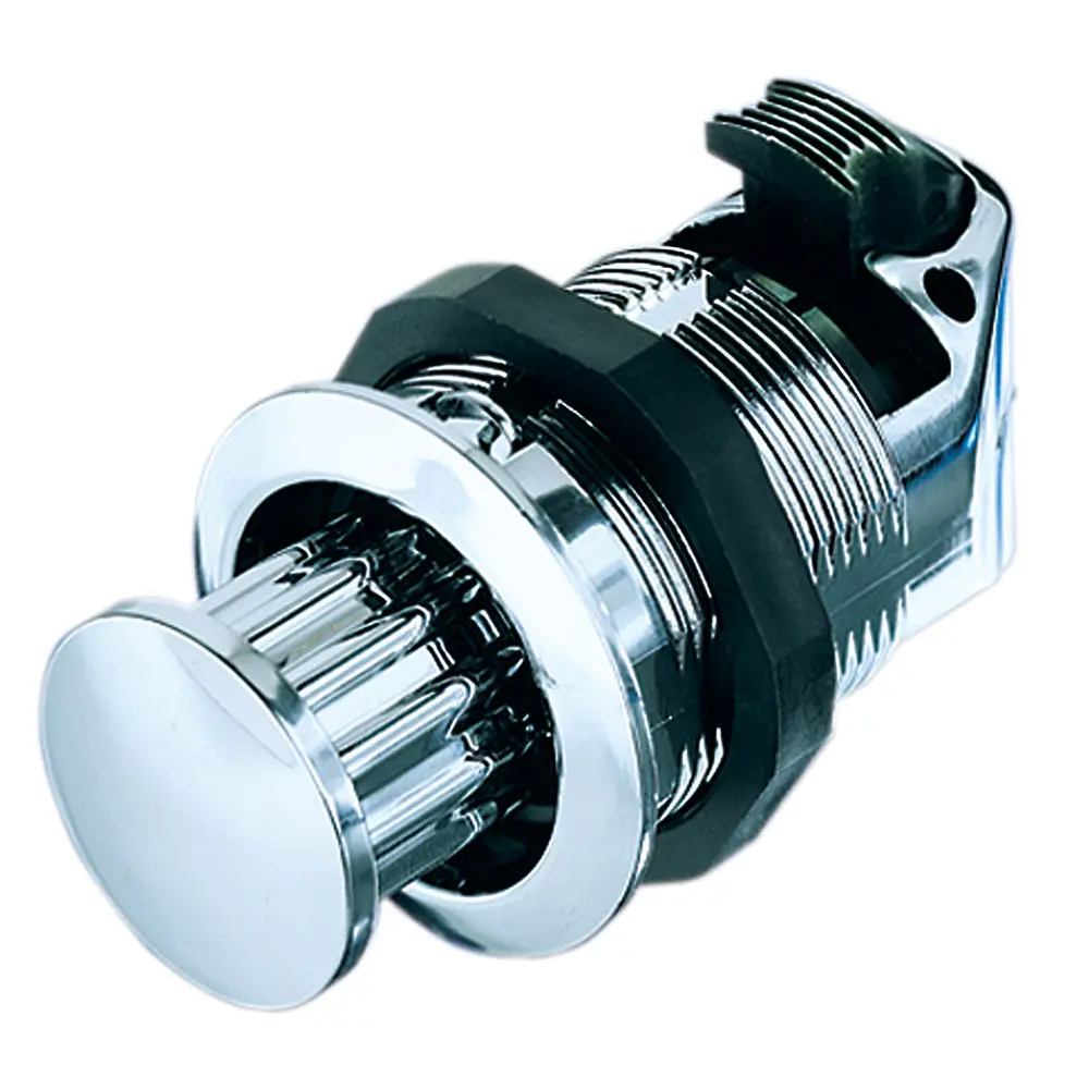 Southco Pop-Out Knob Latch Plastic Chrome Plated Fixed Grip Threaded Body .05-.75 [M1-2A-13-1] 1