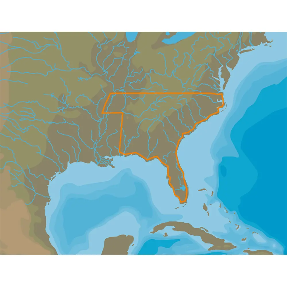 C-Map 4D Lakes Na-D074 South East [M-Na-D074-Ms] 1