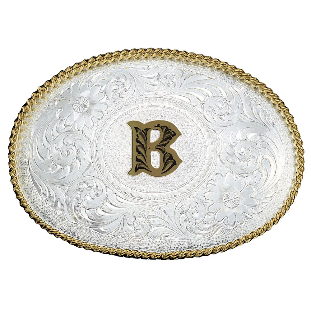 Montana Silversmith Initial B Oval Buckle 1
