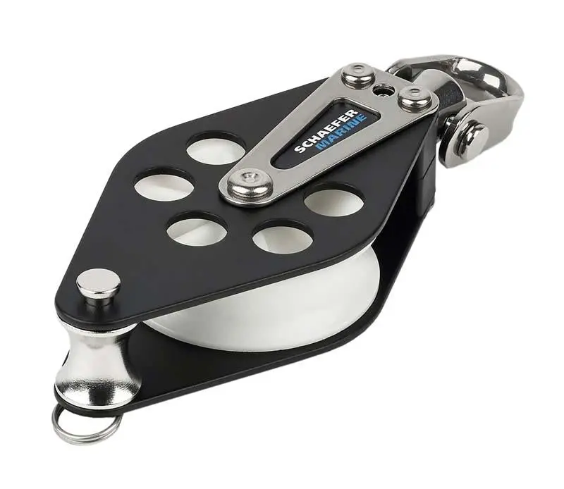 Schaefer Single 2 3/8" Aluminum Block With Becket 1