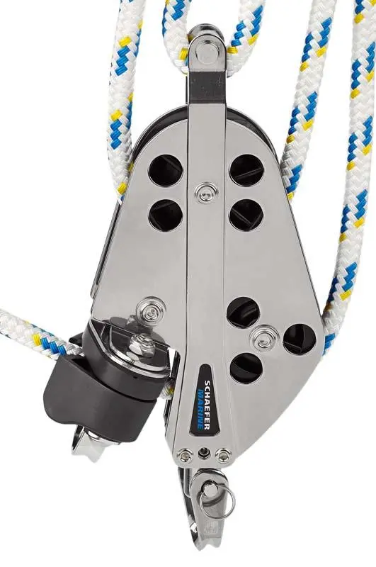 Schaefer Stainless Fiddle Block With Cam And Becket 1