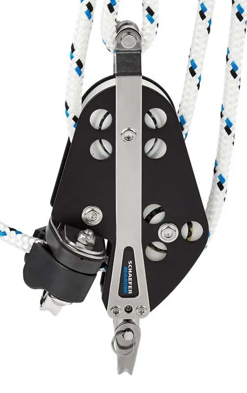 Schaefer Ball Bearing Fiddle Block With Cam And Becket 1
