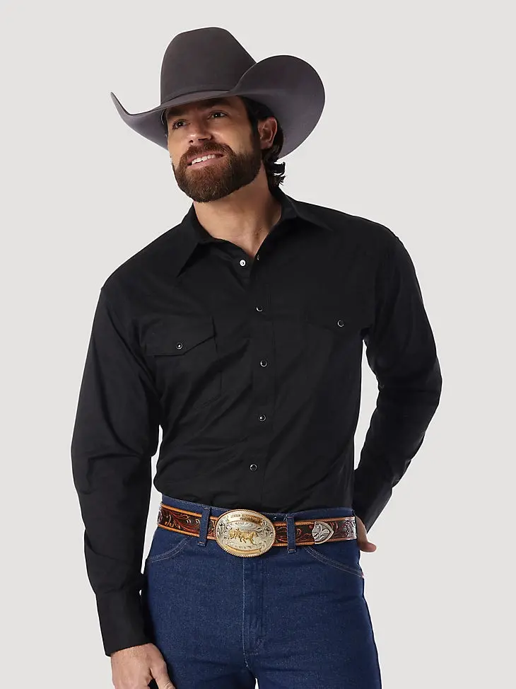 Wrangler Long Sleeve Snap Shirt 1
