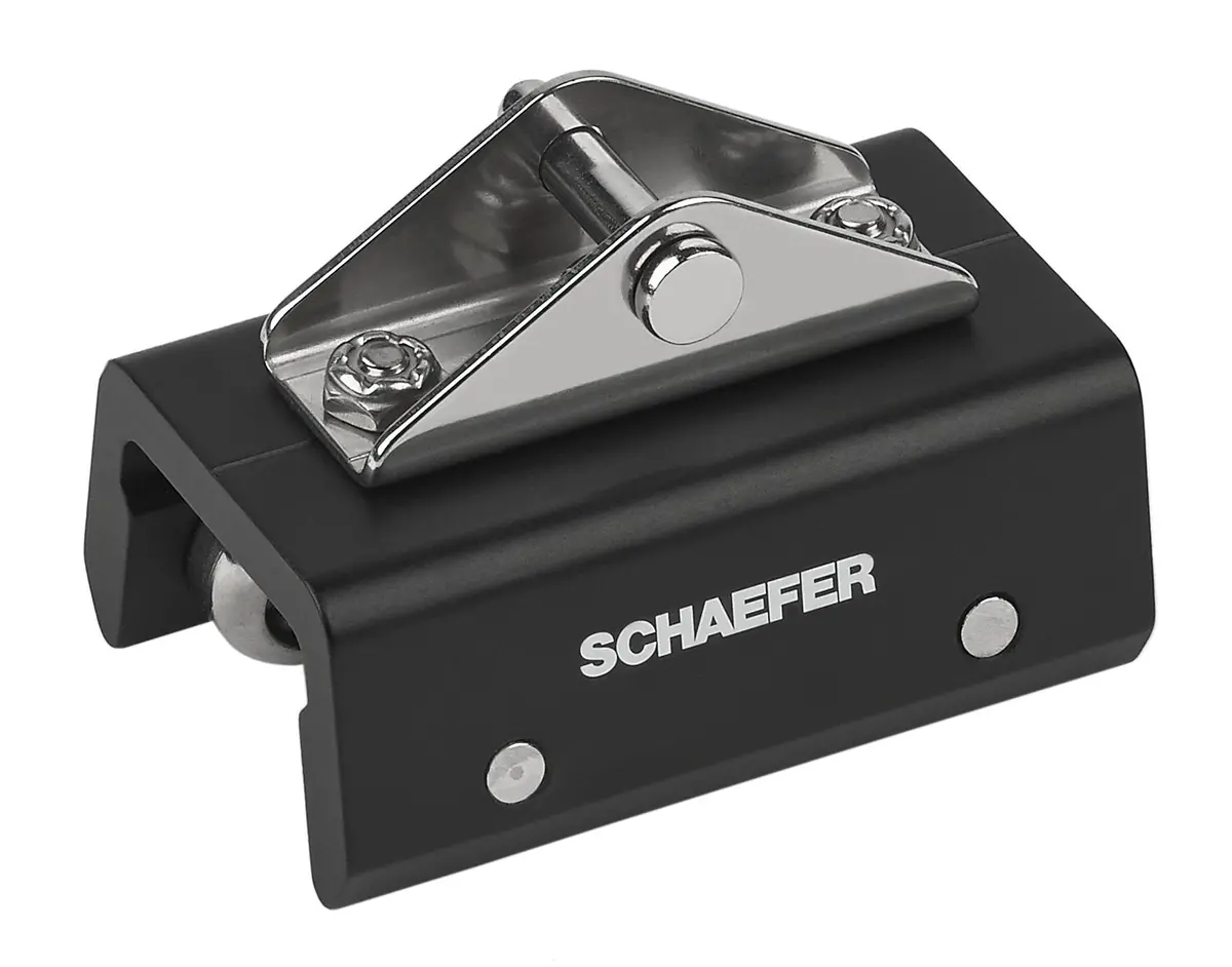 Schaefer 4 Wheel Car/ Stainless Channel, For 1 1/8" Track 1