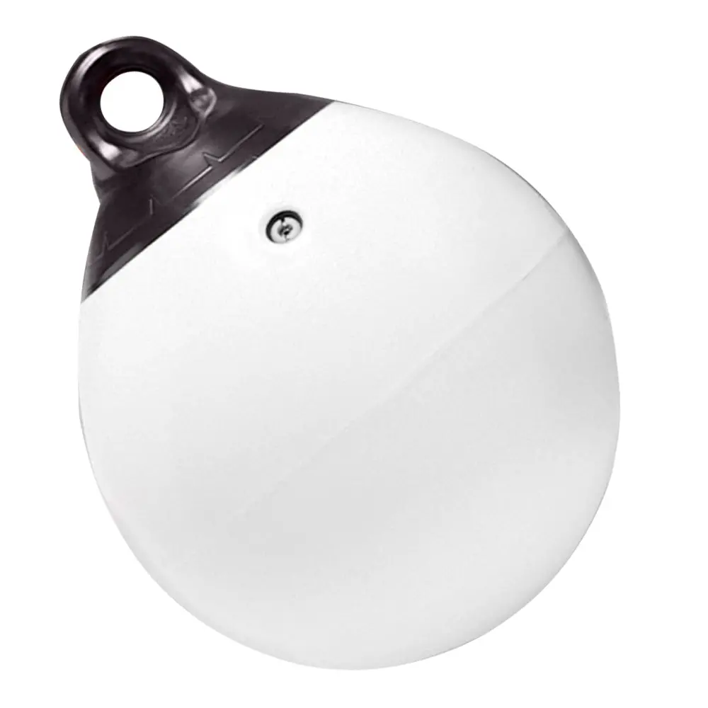 Taylor Made 18" Tuff End Inflatable Vinyl Buoy - White [1149] 1
