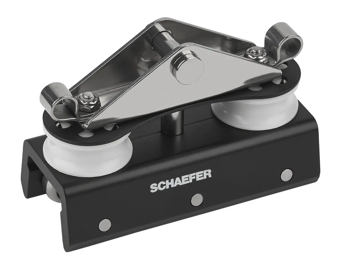 Schaefer 6 Wheel Car / Dual Sheave, For 1 1/8" Track 1
