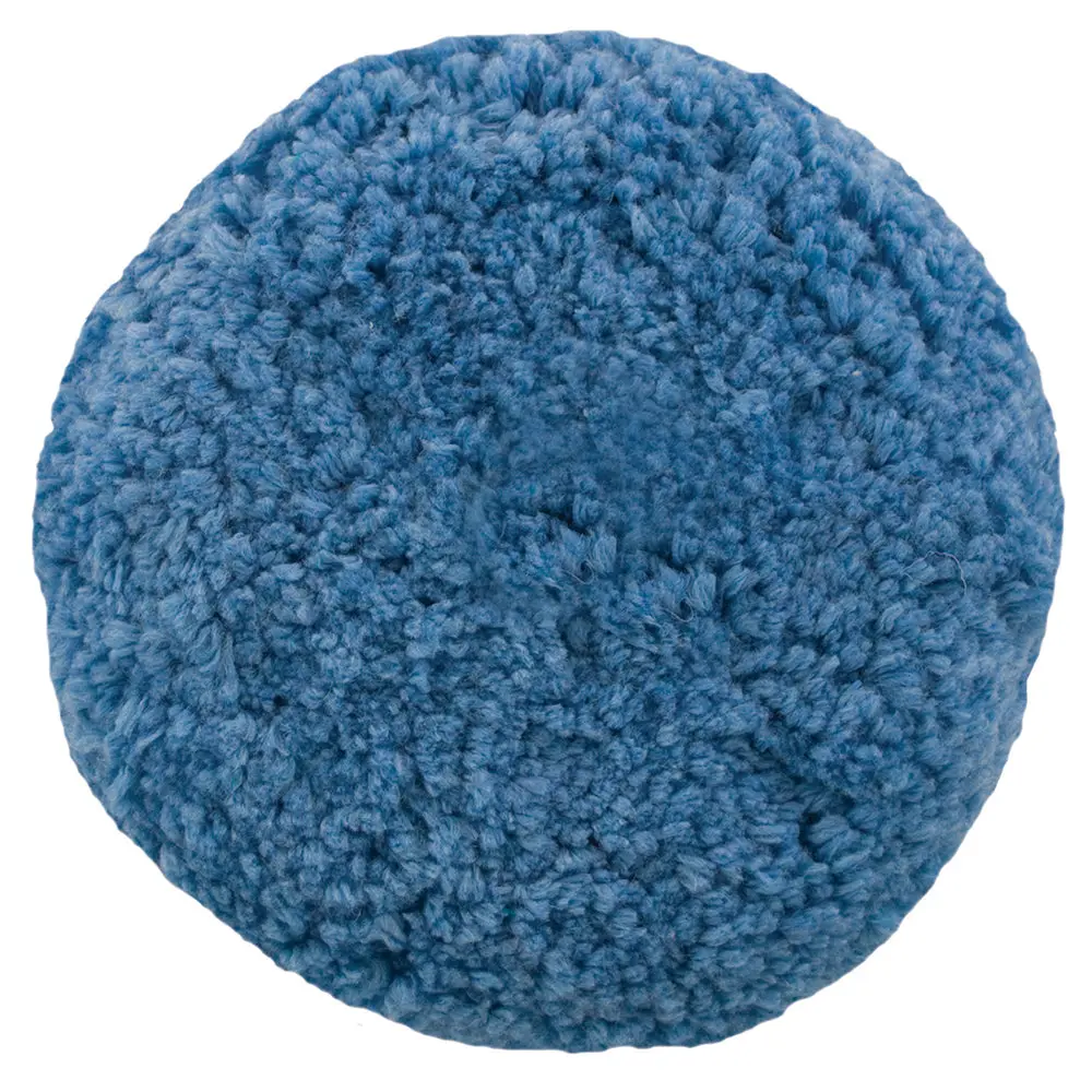 Presta Rotary Blended Wool Buffing Pad - Blue Soft Polish [890144] 1