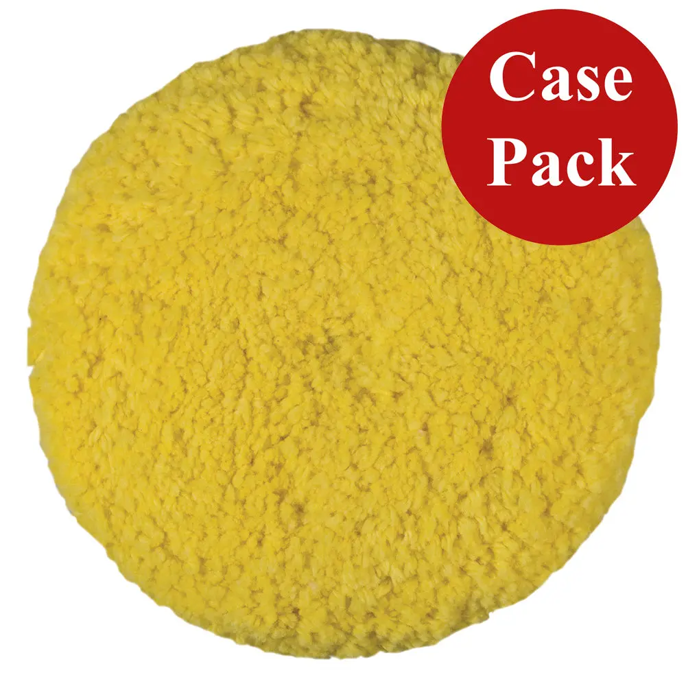 Presta Rotary Blended Wool Buffing Pad - Yellow Medium Cut - *Case Of 12* [890142Case] 1