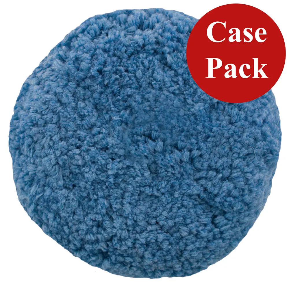 Presta Rotary Blended Wool Buffing Pad - Blue Soft Polish - *Case Of 12* [890144Case] 1