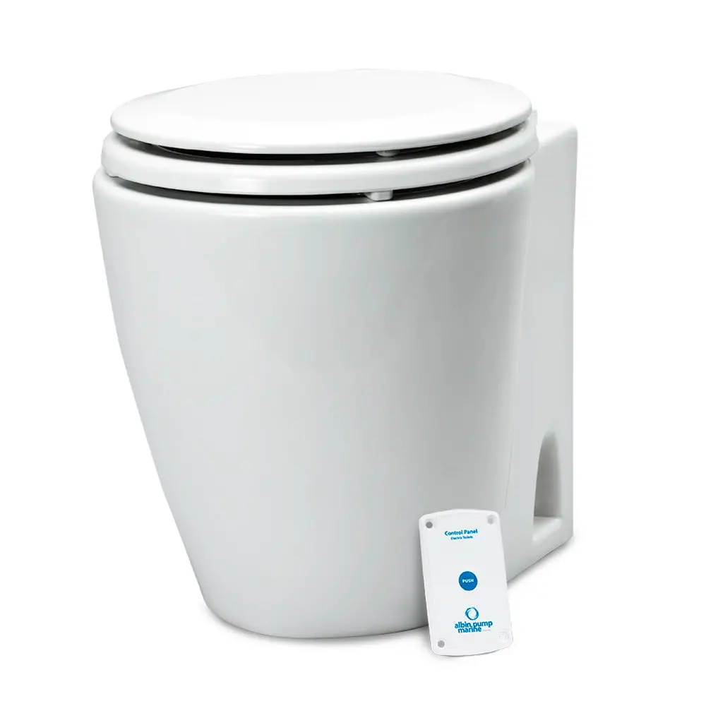 Albin Group Marine Design Marine Toilet Standard Electric - 12V [07-02-043] 1