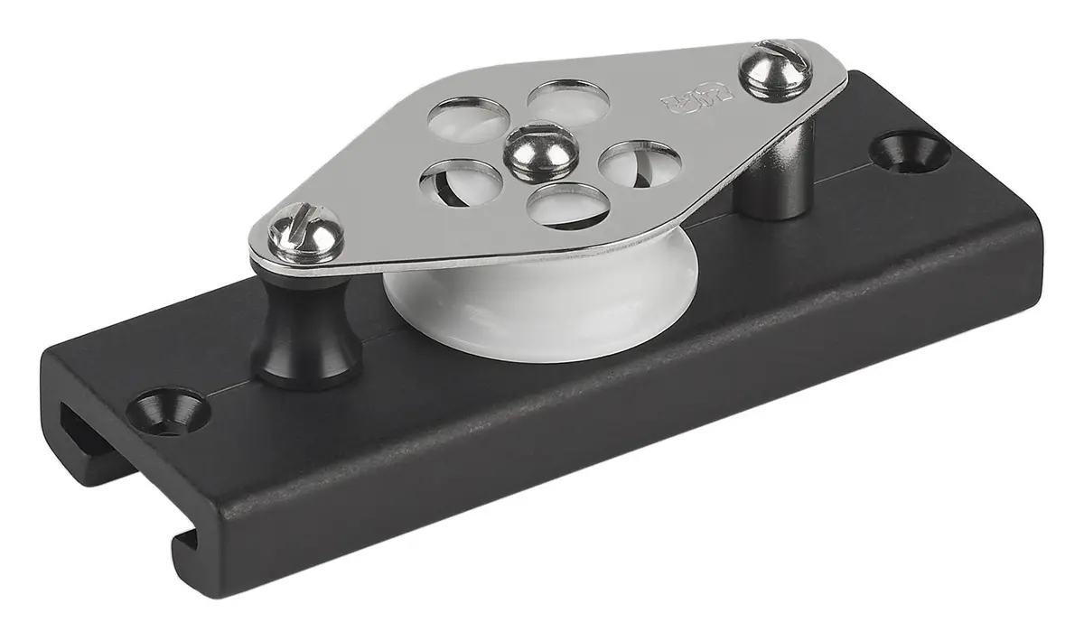 Schaefer 1 1/2" T-Track Control Block Single Sheave 1