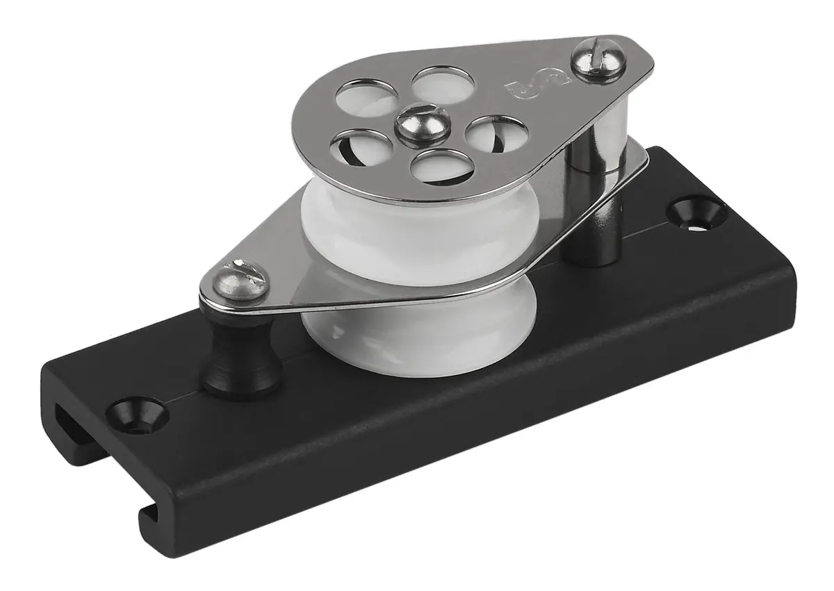 Schaefer 1 1/8" T-Track Control Block Double Sheave 1