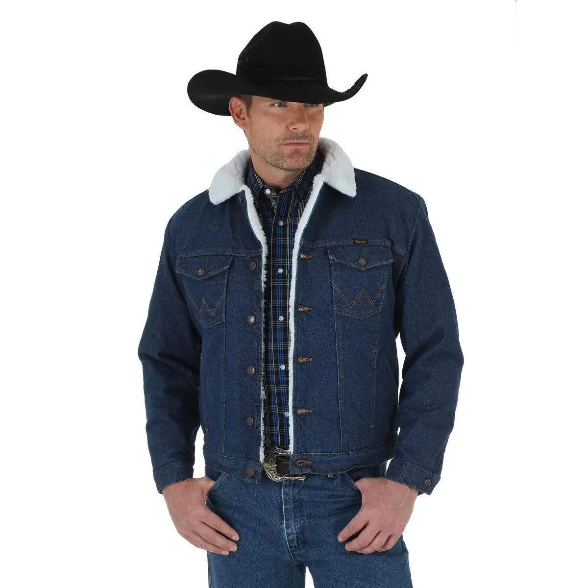 Wrangler® Sherpa Lined Denim Jacket 1