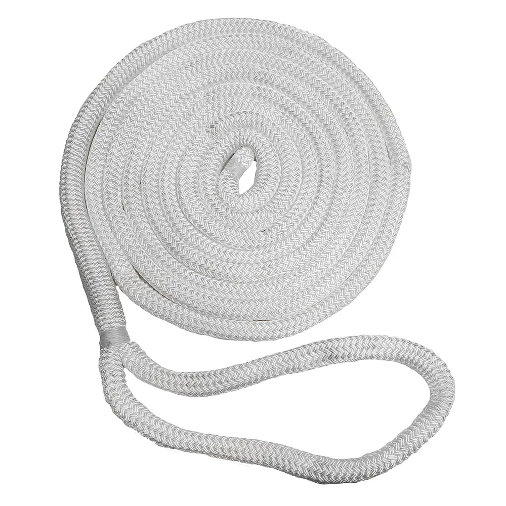New England Ropes 3/8" Double Braid Dock Line - White - 25 [C5050-12-00025] 1