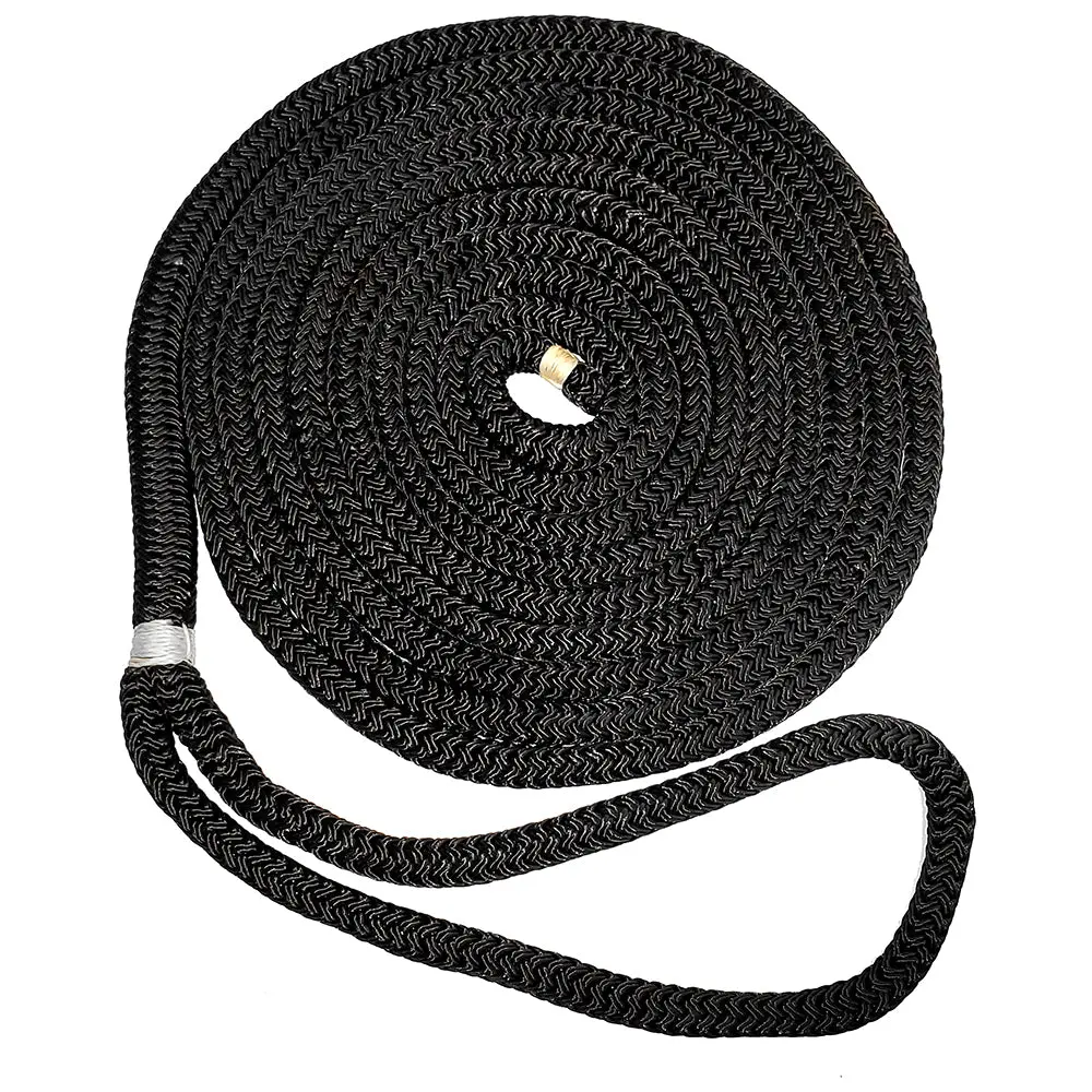 New England Ropes 5/8" Double Braid Dock Line - Black - 25 [C5054-20-00025] 1