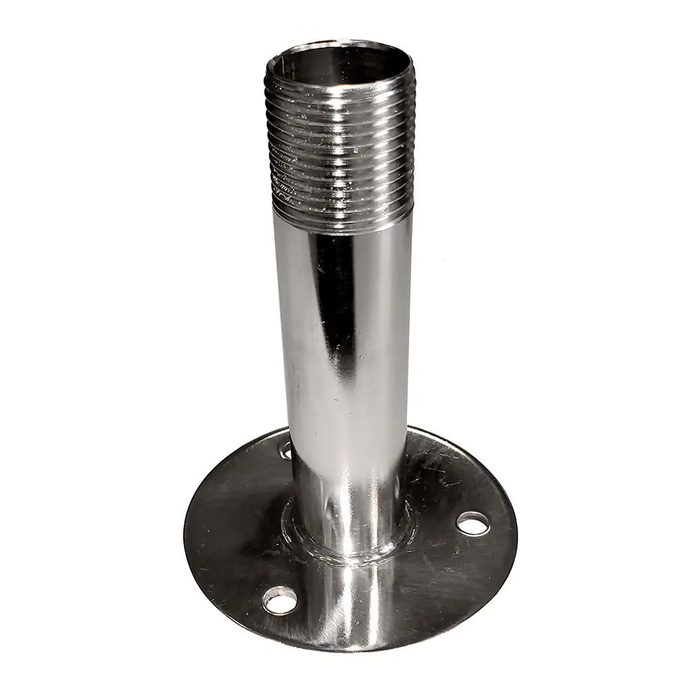 Sea-Dog Fixed Antenna Base 4-1/4" Size W/1"-14 Thread Formed 304 Stainless Steel [329515] 1