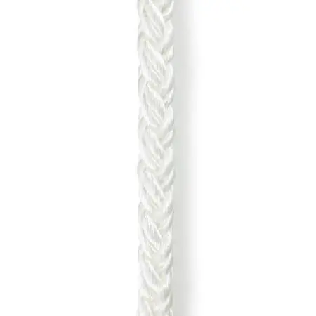 20' Of 9/16" New England Ropes - Premium 8 Plait Anchor Rope - White 1