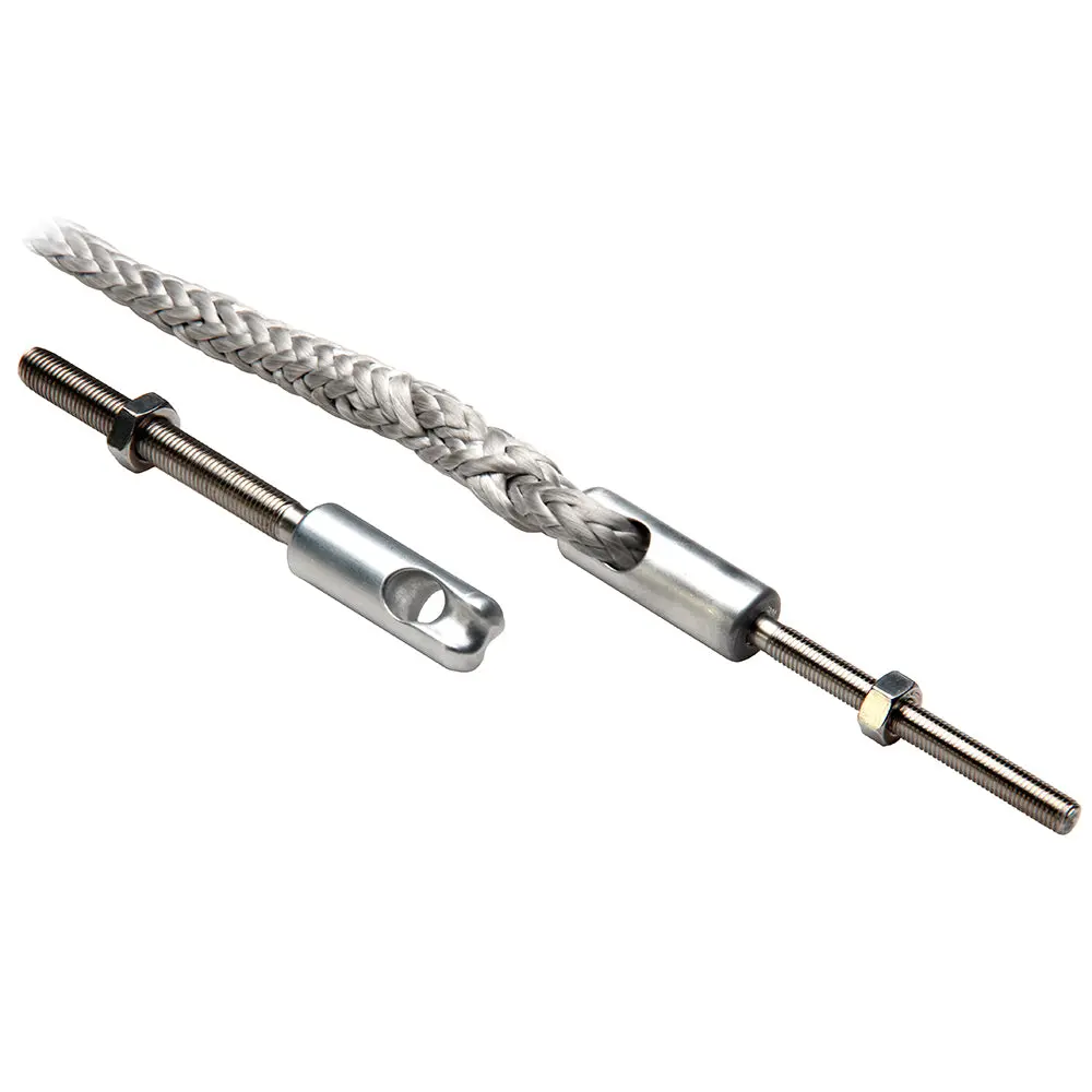 C. Sherman Johnson Splice Eye W/Threded Stud: 1/4"-28 X 2-1/2" Lh W/Splice Eye [20-61] 1