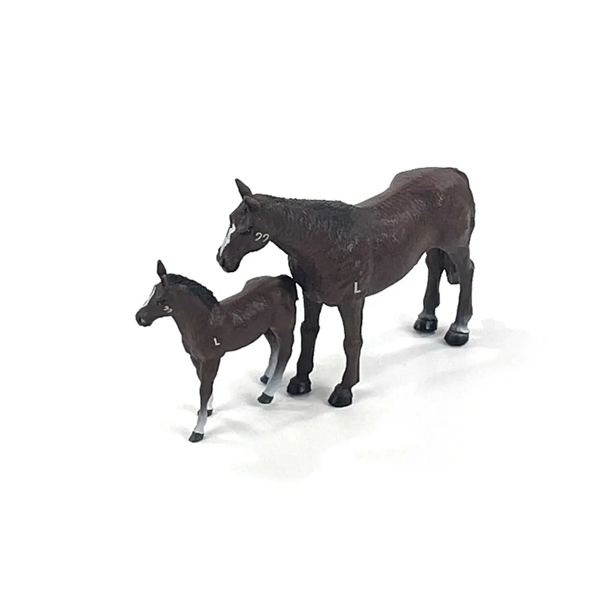 Big Country Toy's Four Sixes Ranch Quarter Horse Mare & Colt 1