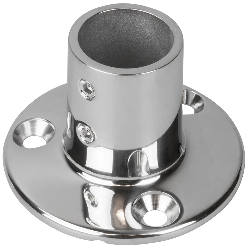 Sea-Dog Rail Base Fitting 2-3/4" Round Base 90 316 Stainless Steel - 1" Od [280901-1] 1