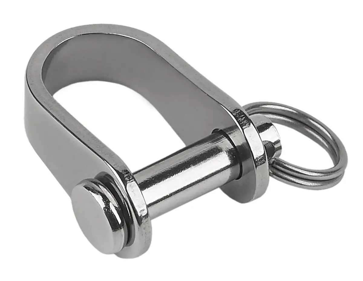 Schaefer 3/16" Pin Stamped "D" Shackle, Swl 1000 Lbs 1