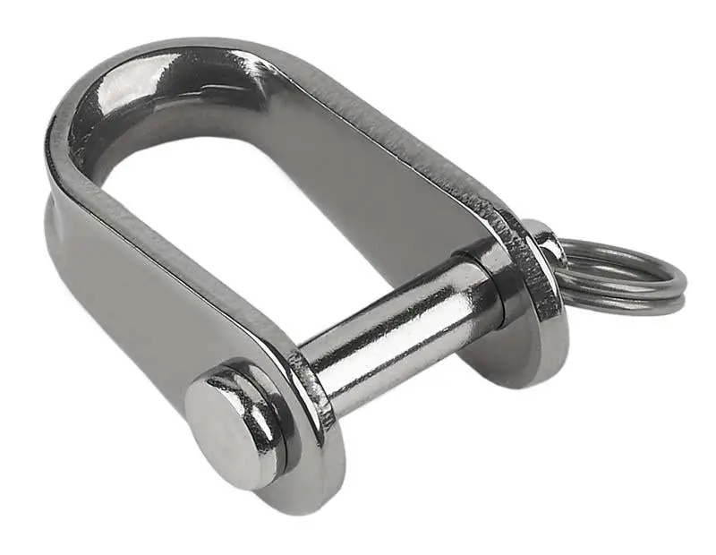 Schaefer 1/4" Pin Stamped "D" Shackle 1