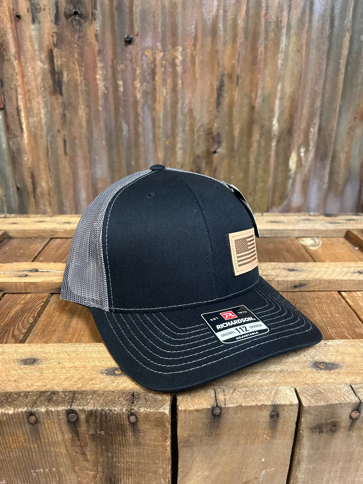 Dally Up American Flag Patch Hat 1