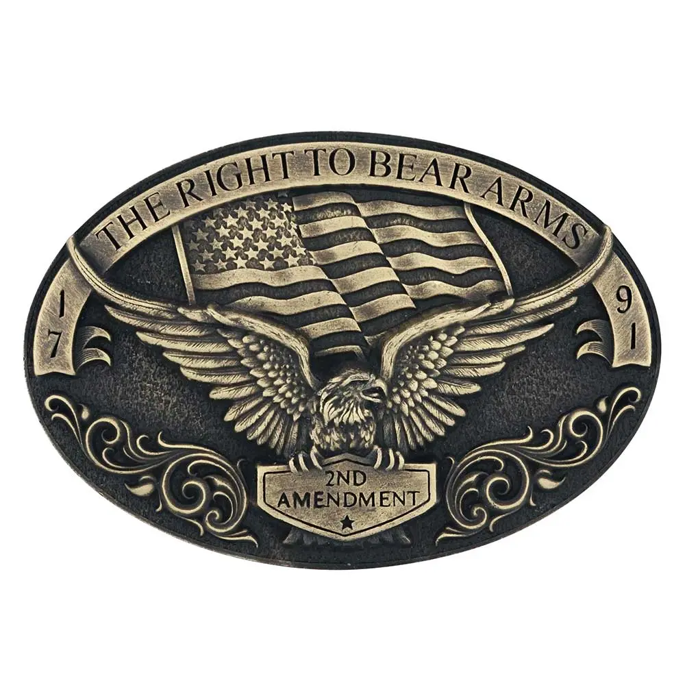 Montana Silversmiths Soaring Eagle Arms Attitude Belt Buckle 1