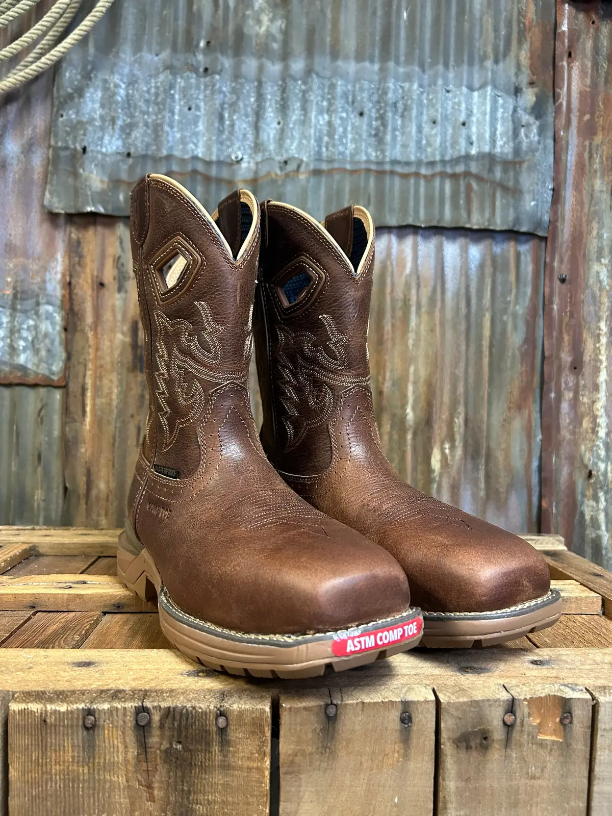 Justin 11' Oilpatch Waterproof Composite Toe Boot 1