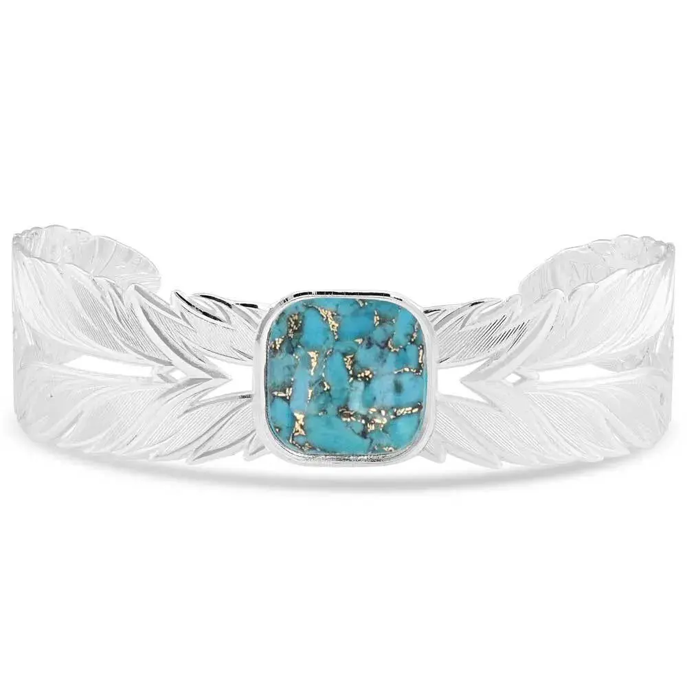 Montana Silversmiths Freedom Feather American Made Bracelet 1