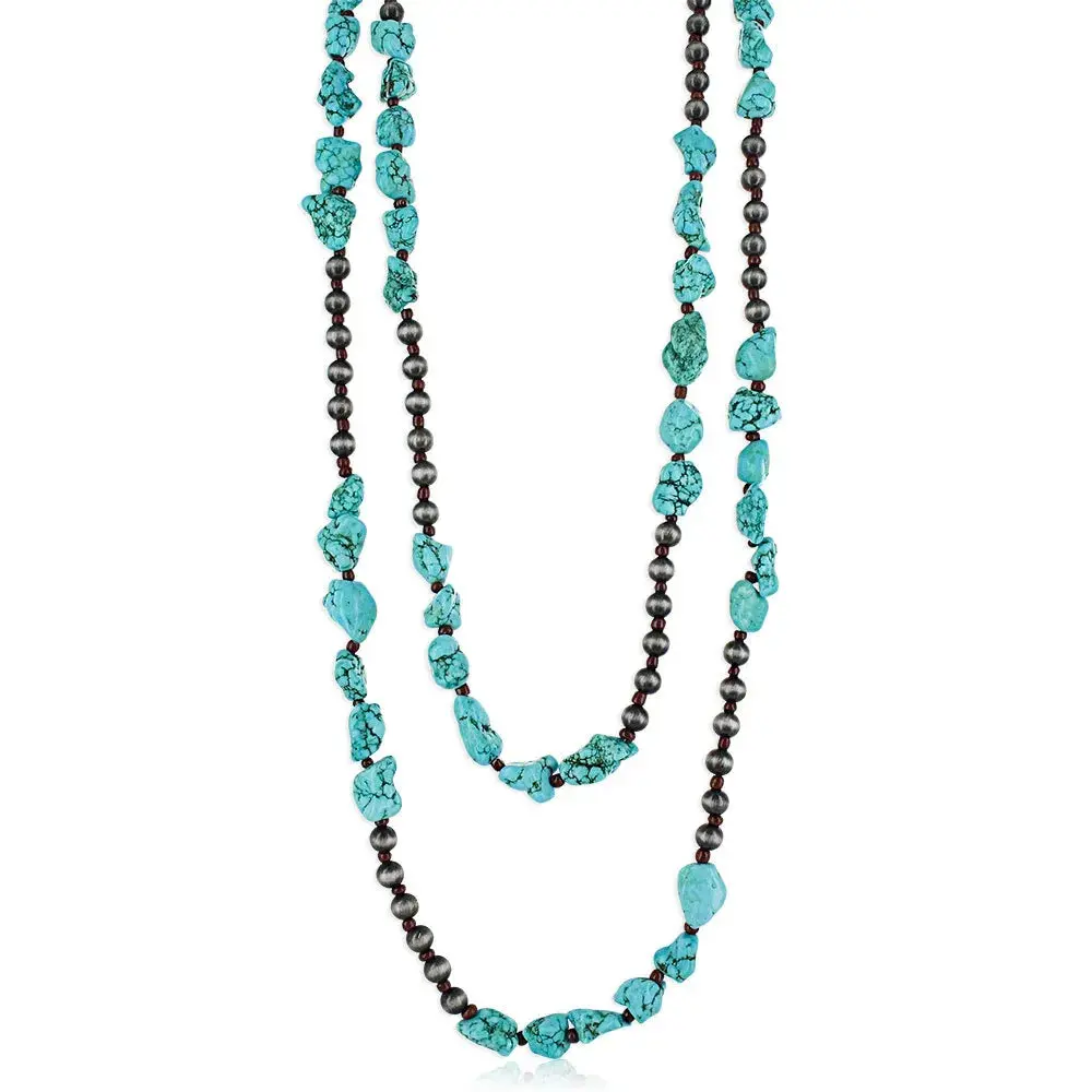 Stacked Turquoise Layering Necklace 1