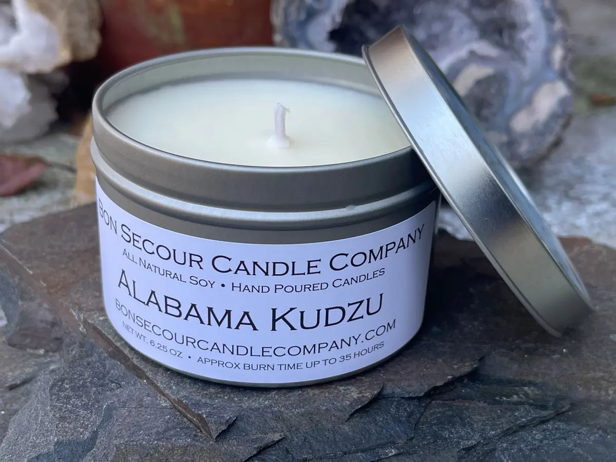 Alabama Kudzu Soy Candle Tin 1