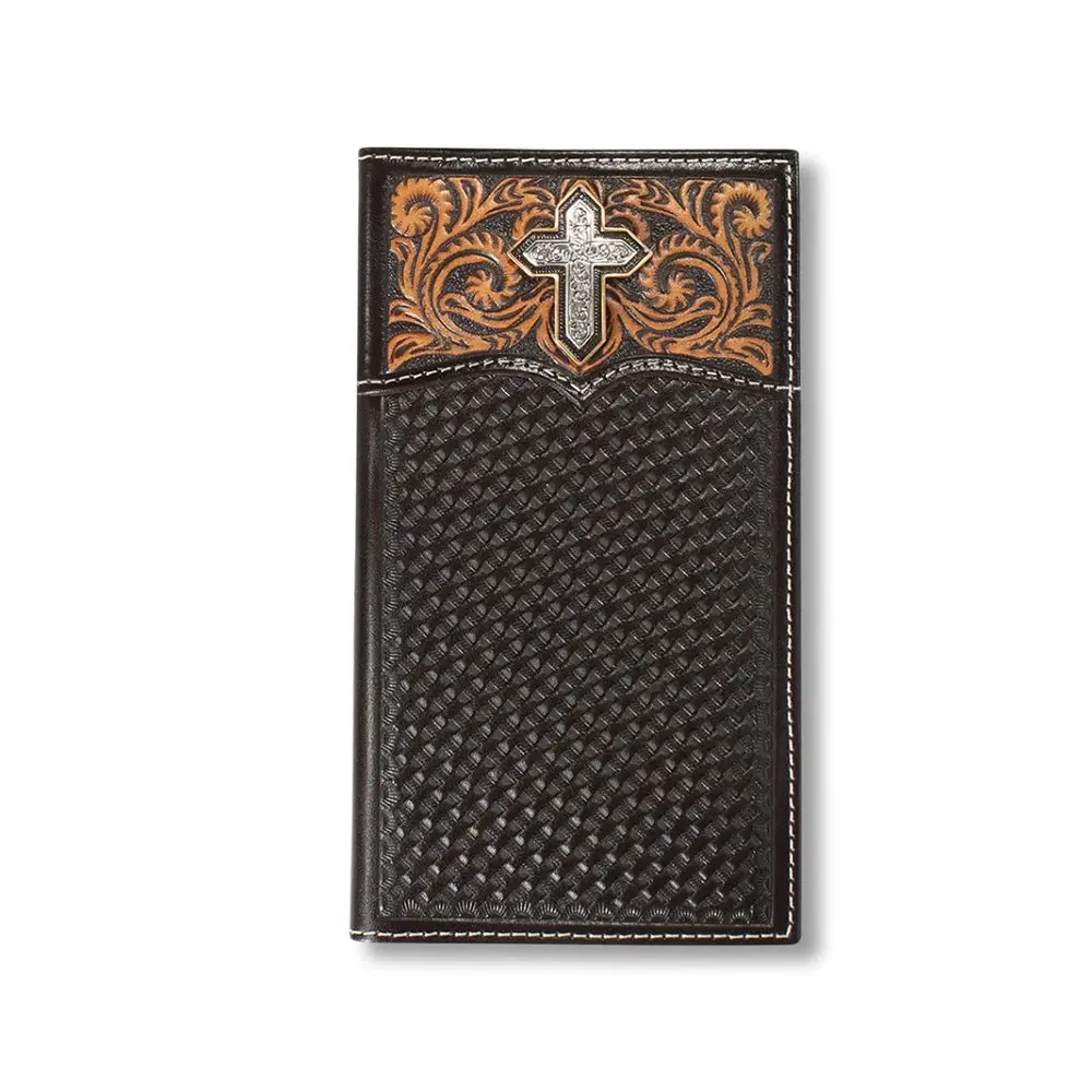 Ariat Cross Filigree Rodeo Wallet 1