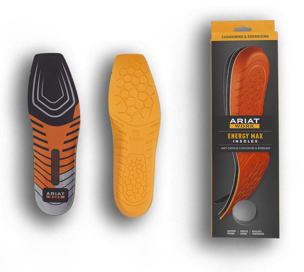 Ariat Work Energy Max Wide Square Toe Insoles 1