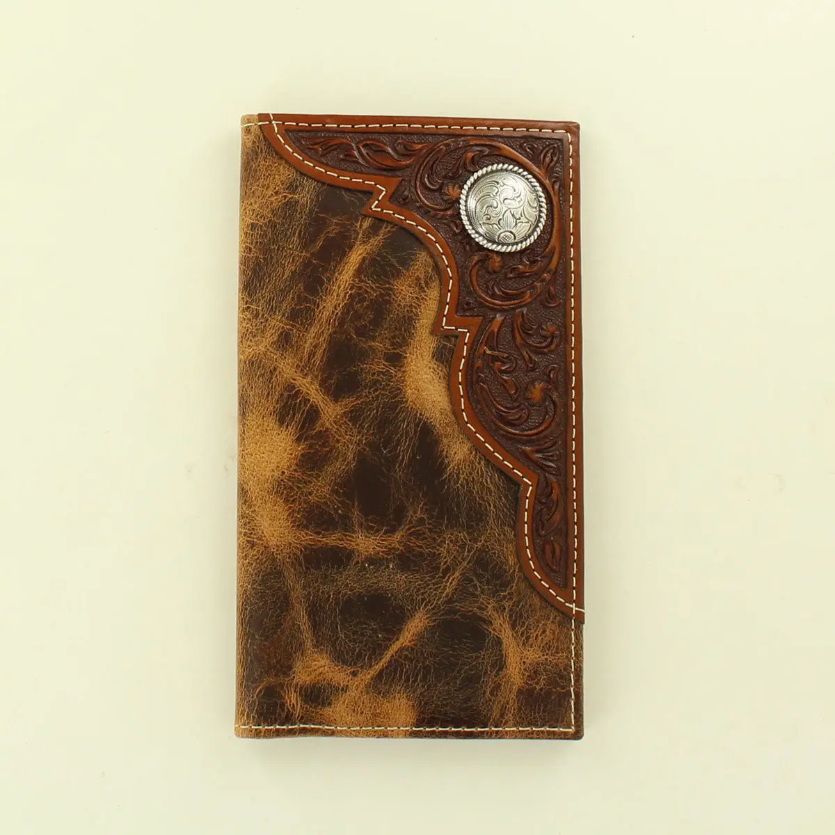 Ariat Tan Rodeo Wallet 1