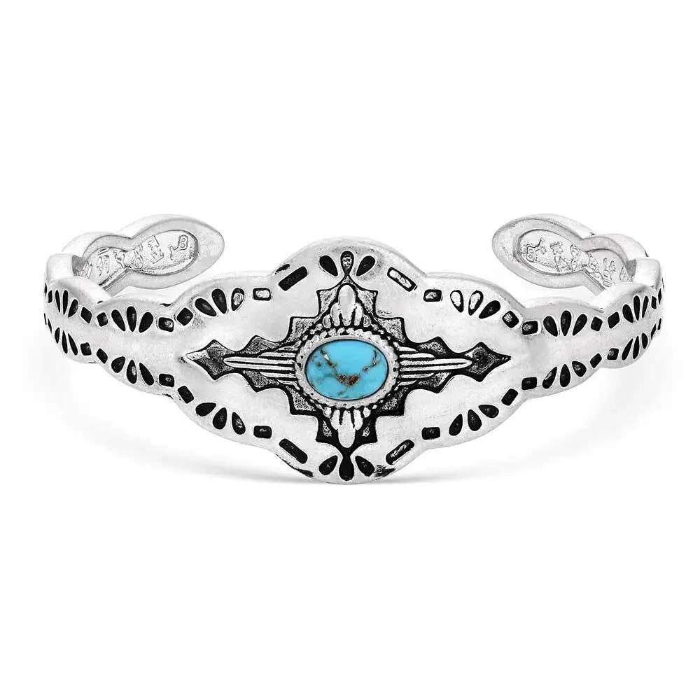 Montana Silversmiths Montana Skies Turquoise Cuff Bracelet 1