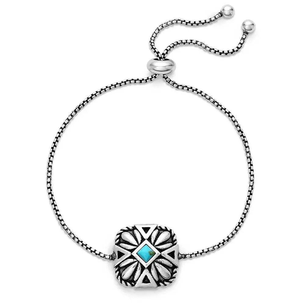 Montana Silversmiths Desert Sage Turquoise Bracelet 1