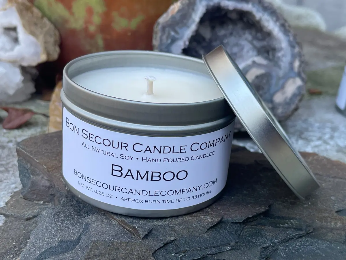 Bamboo Soy Candle Tin 1