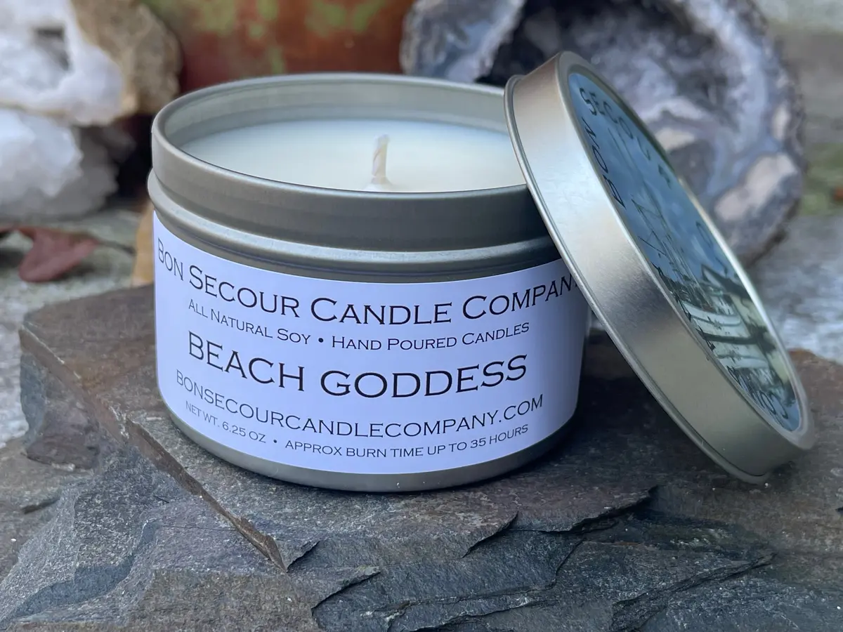 Beach Goddess Soy Candle Tin 1