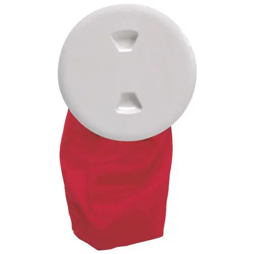 Beckson 4" Stow-Away Deck Plate W/ 12" Bag 1