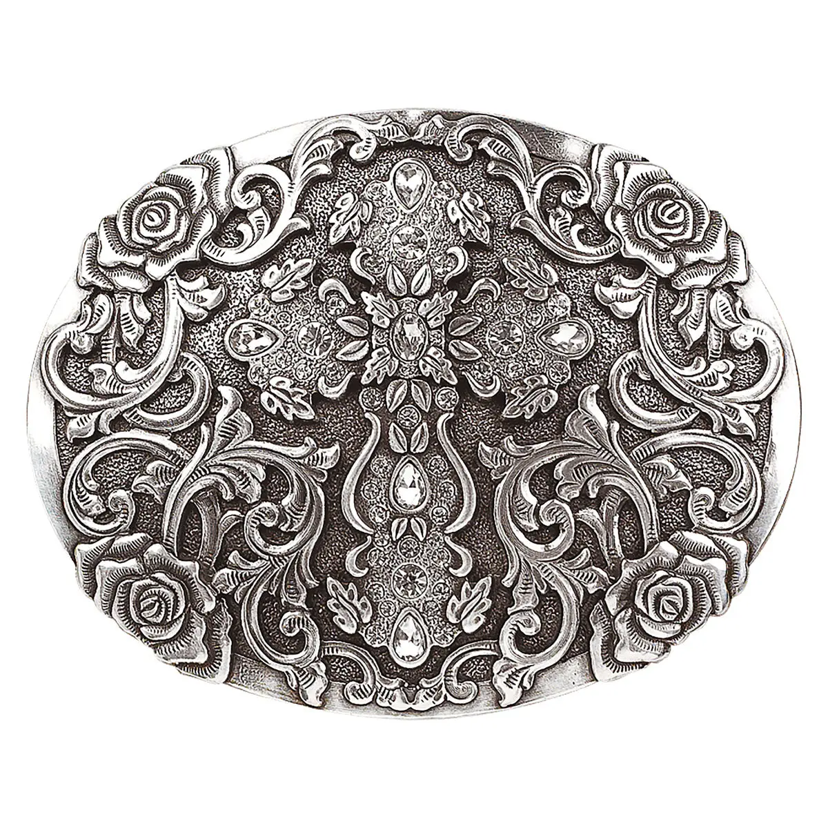 Blazin Roxx Oval Cross Buckle 1