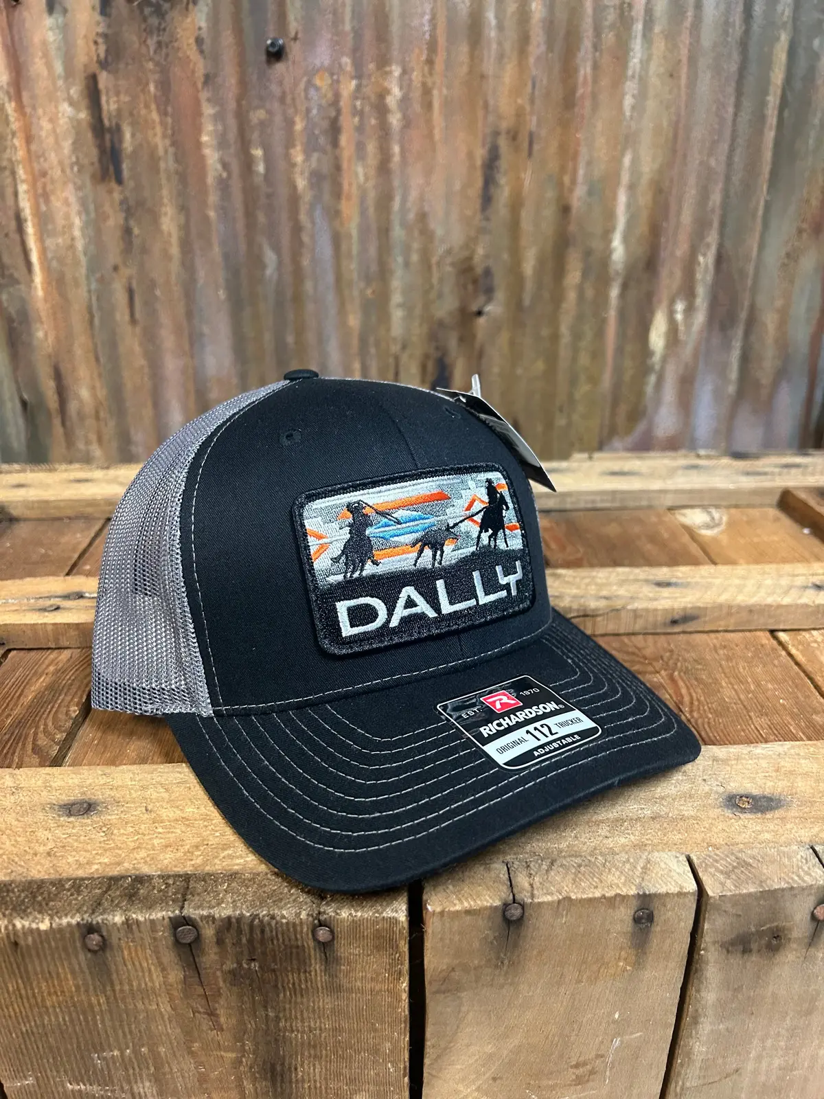 Dally Up Team Roping Aztec Patch 1