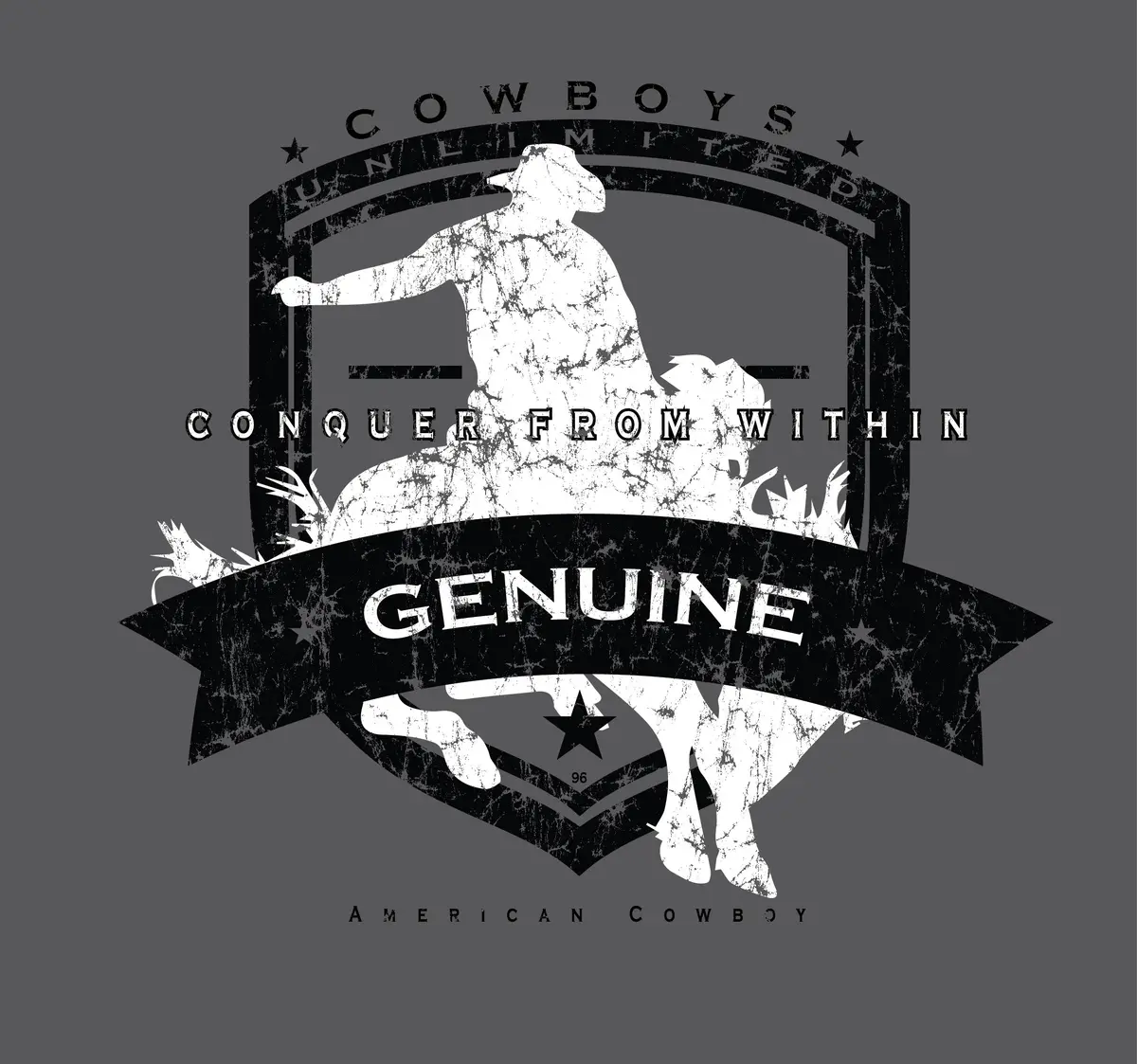 Moss Brothers Men's Shirt - Cowboys Unlimited - Genuine 1