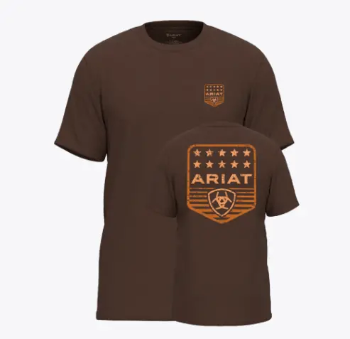 Ariat Stripe Patriotic Badge T-Shirt 1